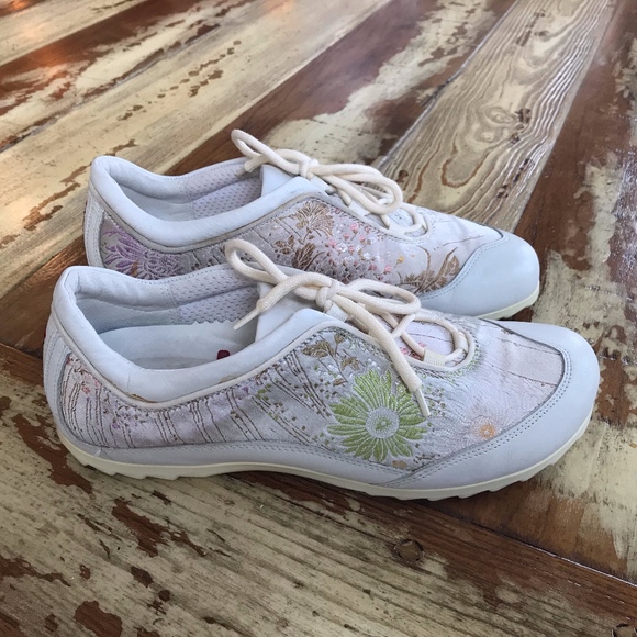 ecco floral sneakers
